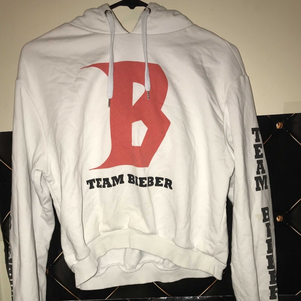 Team Beiber Cropped Sweater